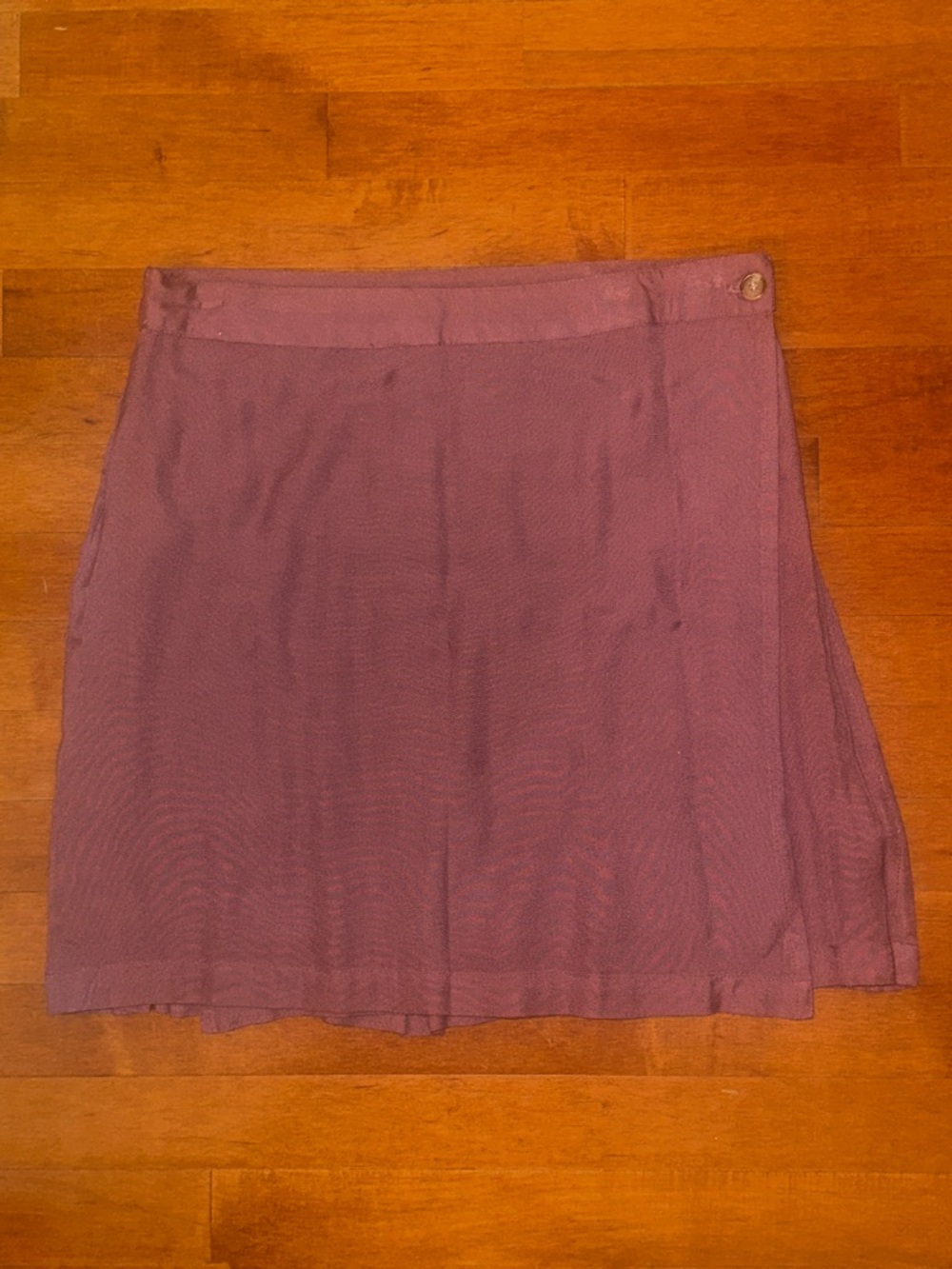 Classic Women's Wrap Skirt in Plum Purple